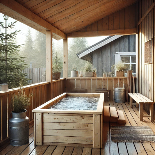 Premium Wooden Cold Plunge