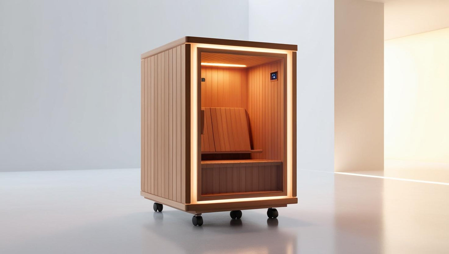 Lightweight Moveable Scandinavian Infrared Sauna