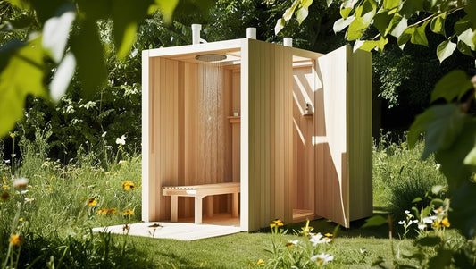 Scadinavian Outdoor Shower